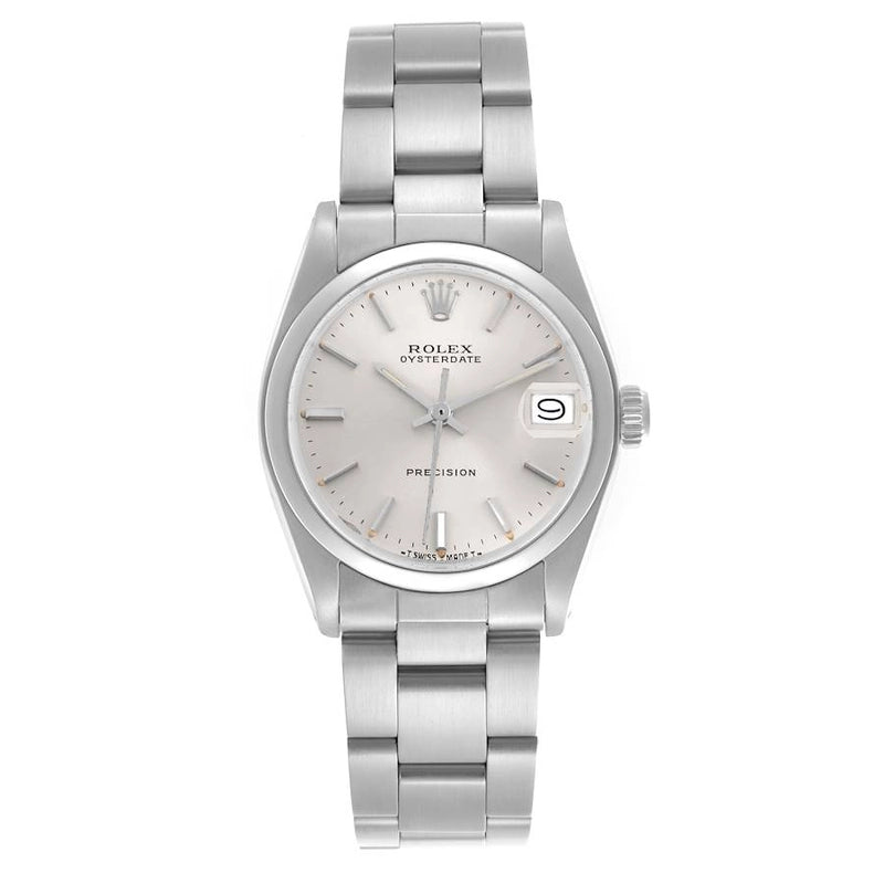Rolex Oyster Date Silver Dial on Oyster Ref 6466 with Papers 1987