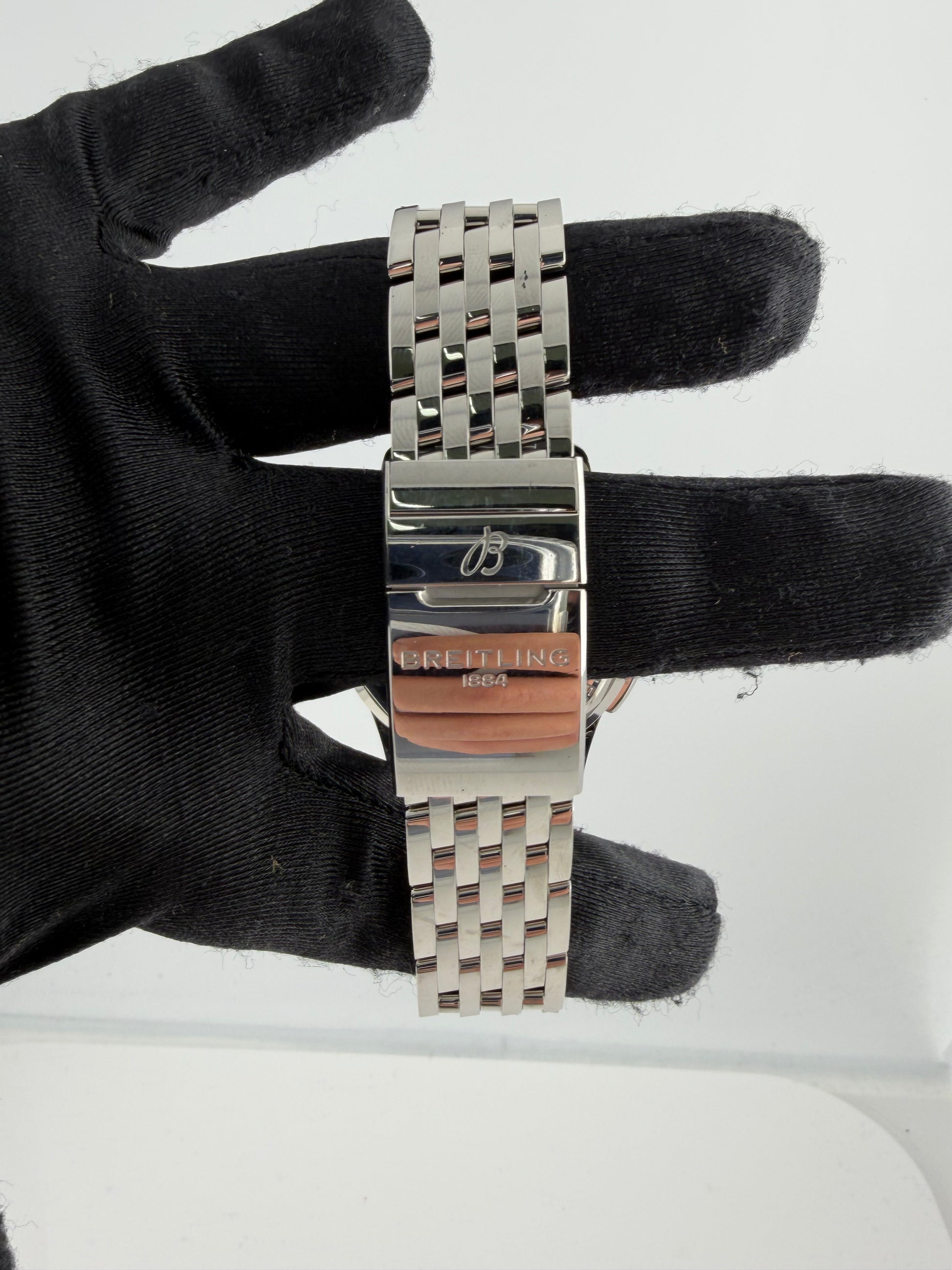 Breitling Premier B01 Green Dial on Bracelet Ref. AB0118 Card 2019 — view 3