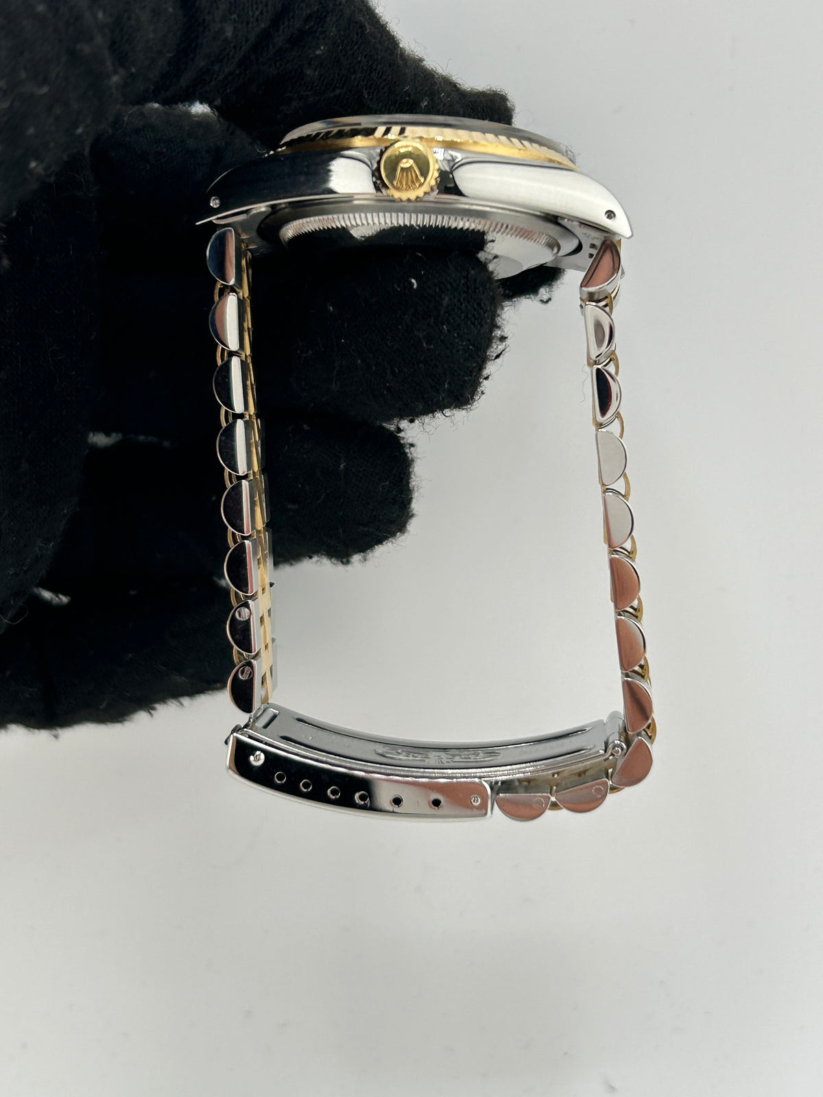 Rolex Datejust 36 Champagne Stick Dial on 2 Tone Jubilee D Link Bracelet Ref. 16233 1989 — view 5