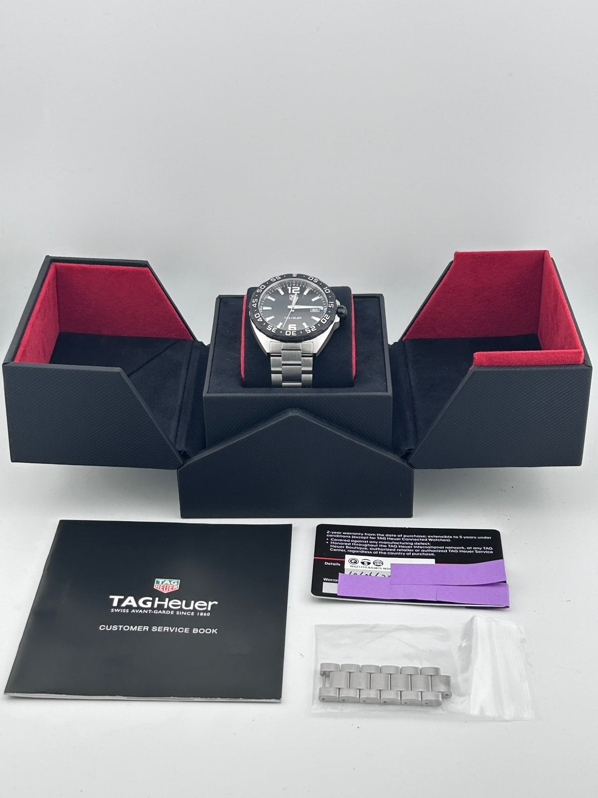 Tag Heuer Formula 1 Quartz Black Dial on Bracelet Ref. WAZ1110.BA0875 Complete 2026 — view 7