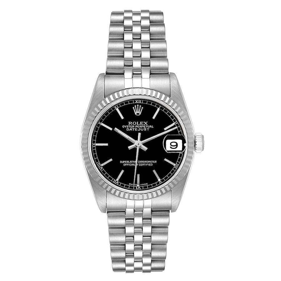 Rolex Datejust Black Dial on D Link Jubilee Ref. 78274 Papers 2002