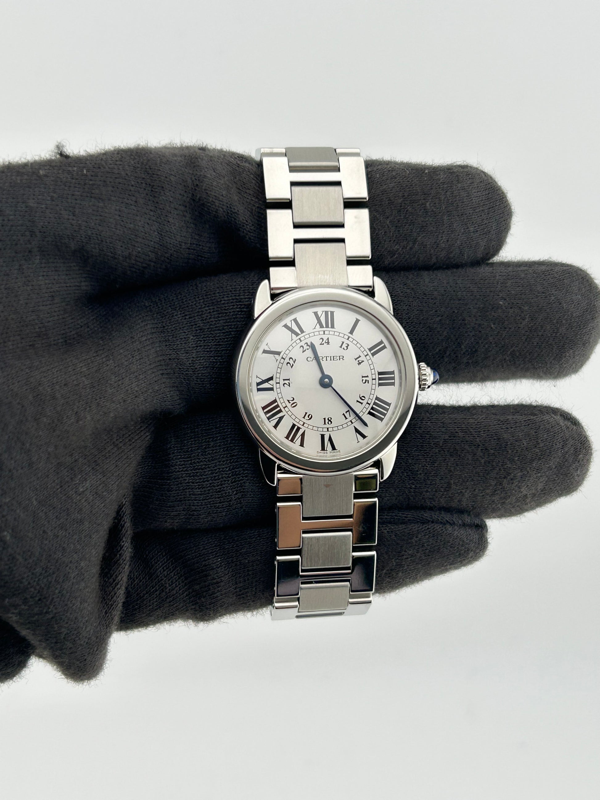 Cartier Ronde Solo Silver Dial on Stainless Steel Ref. W6701004 — view 2