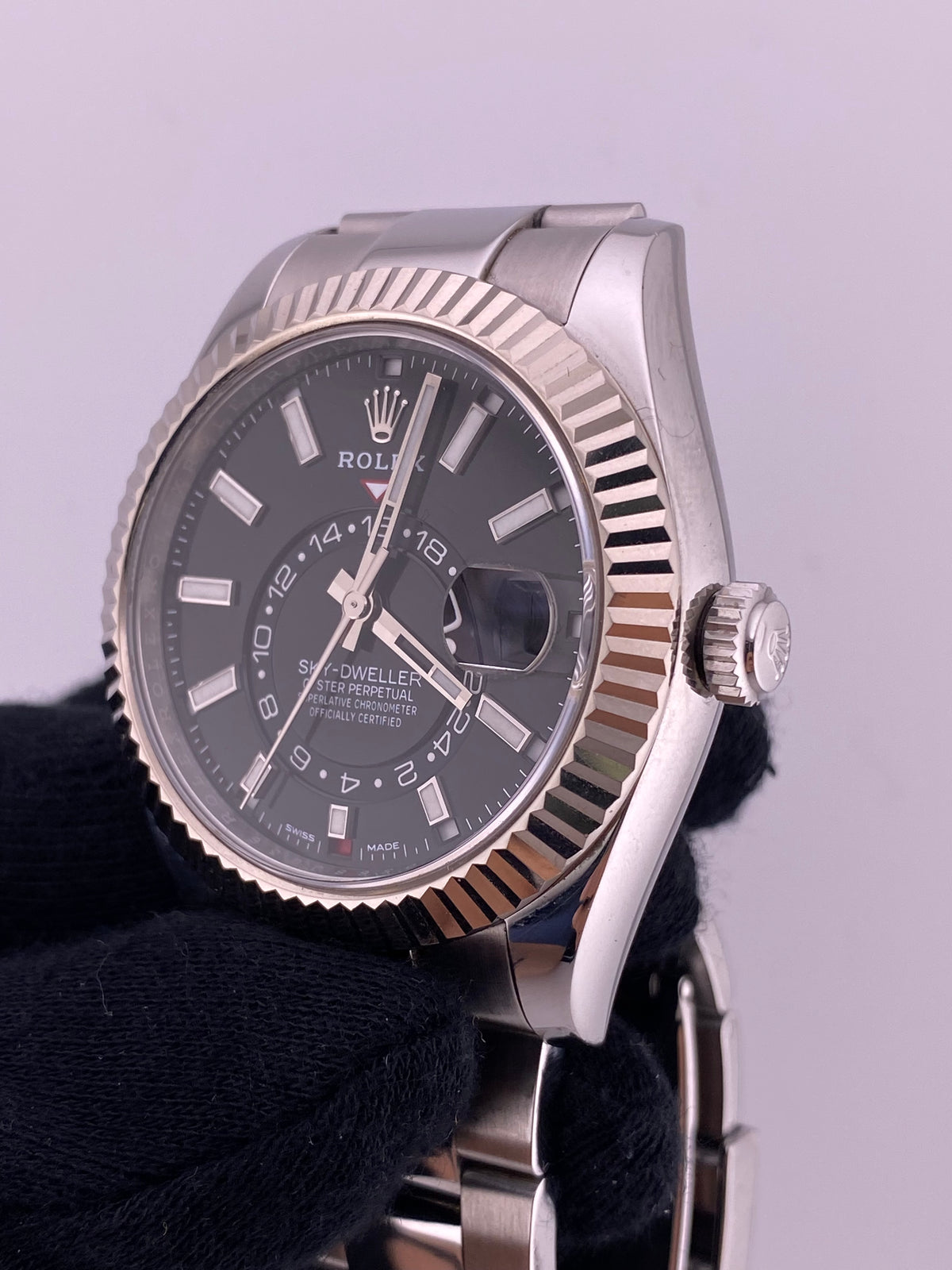 Rolex SkyDweller Black Dial on Oyster Ref. 326934 Card 2022 — view 3