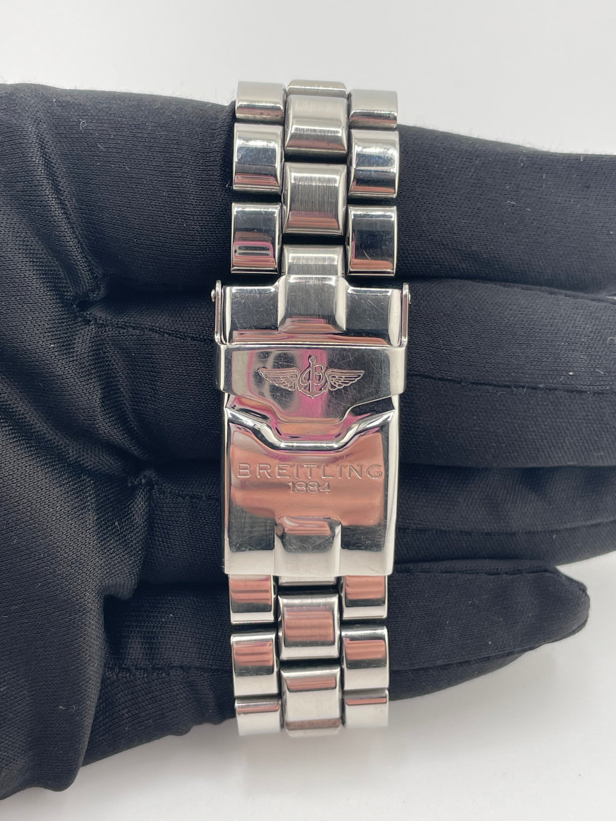 Breitling Colt Blue Dial on Stainless Steel Bracelet Ref. A13035 Papers 1996 — view 4