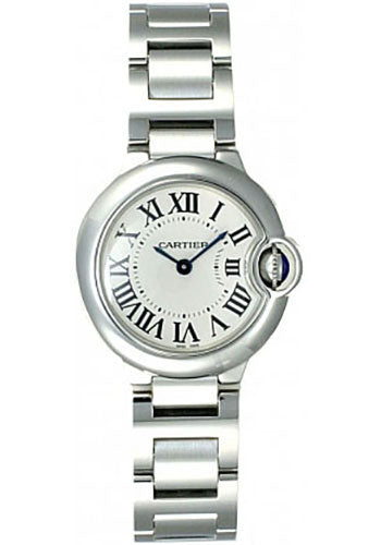 Cartier Ballon Bleu Silvered Opaline Dial on Bracelet Ref. W69010Z4 Papers 2016