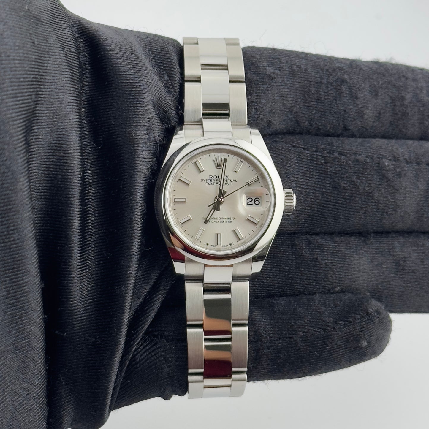 Rolex Datejust Silver Index Dial on Oyster Ref. 279160 Card 2020 — view 2