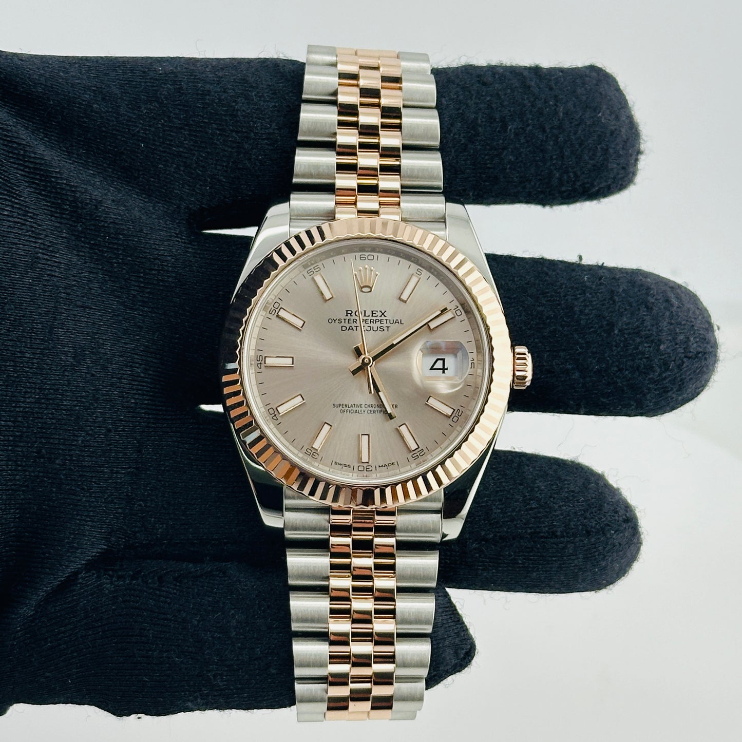 Rolex Datejust Sundust Dial on D Link Jubilee Bracelet Ref. 126331 Card 2017 — view 2
