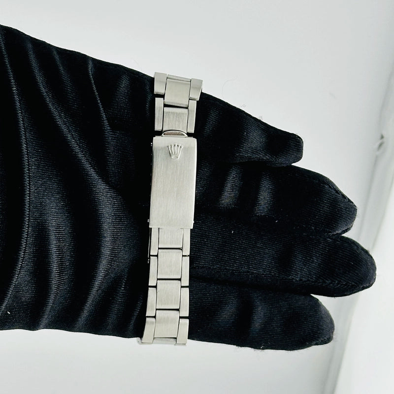 Rolex Oysterdate Precision Silver Dial on Oyster Folded Ref 6694