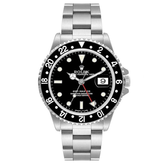 Rolex GMT-Master Black Dial on Oyster Ref 16700 with Papers 1995