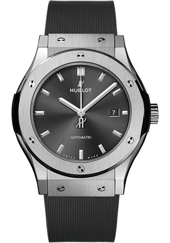 Hublot Classic Fusion Grey Dial on Rubber Strap Ref. 542.NX.7071.RX