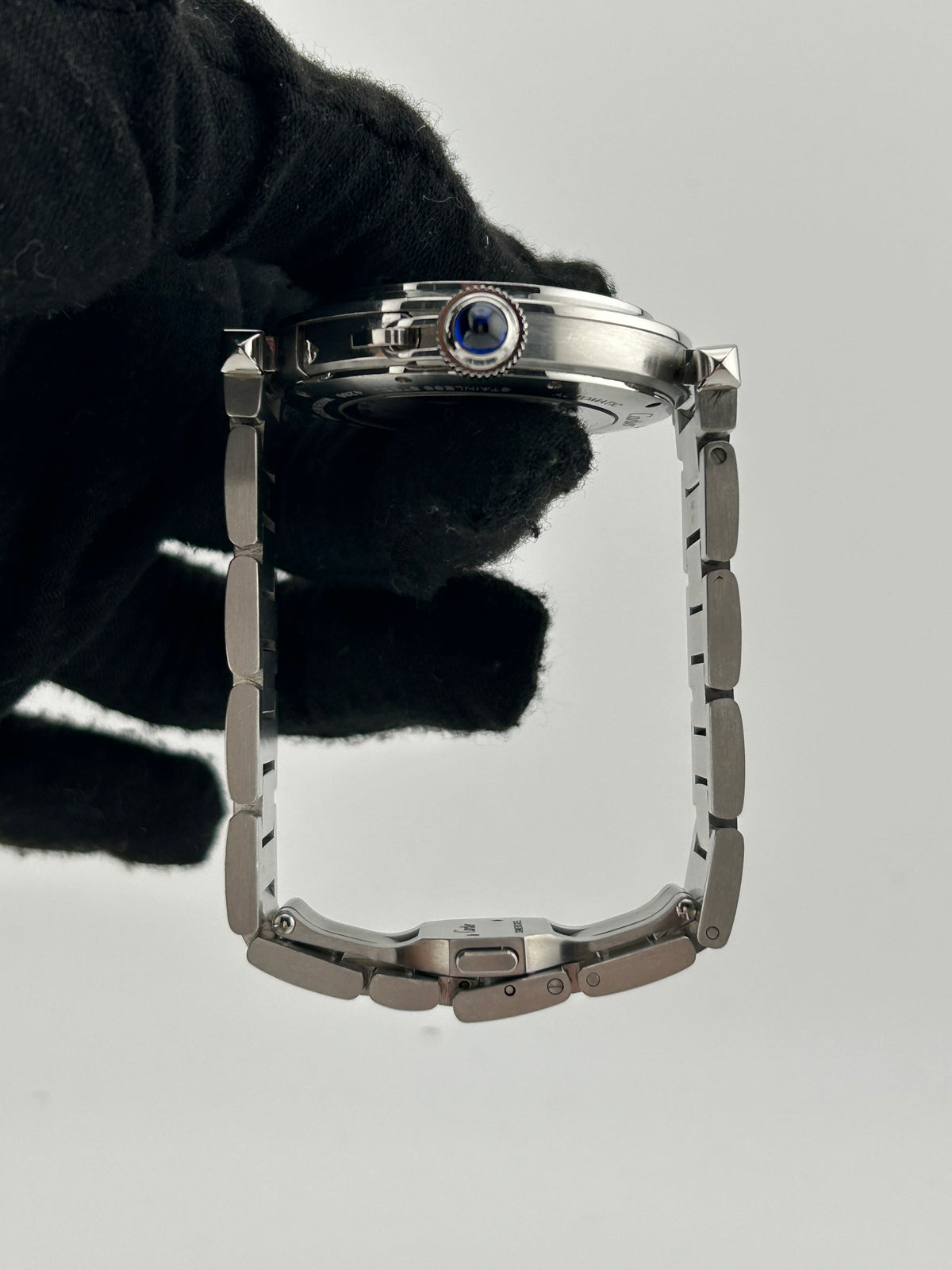Cartier Pasha de Cartier 41 Anthracite Dial on Stainless Steel Bracelet Ref. WSPA0026 Complete 2022 — view 6