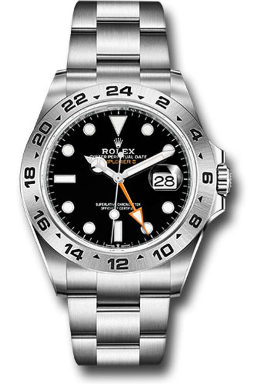 Rolex Explorer II Black Dial on Oyster Ref 226570 with New Style Card Green 2023