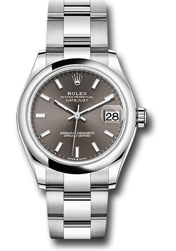 Rolex Datejust 31 Dark Grey Index Dial on Oyster Bracelet Ref. 278240 Card 2026