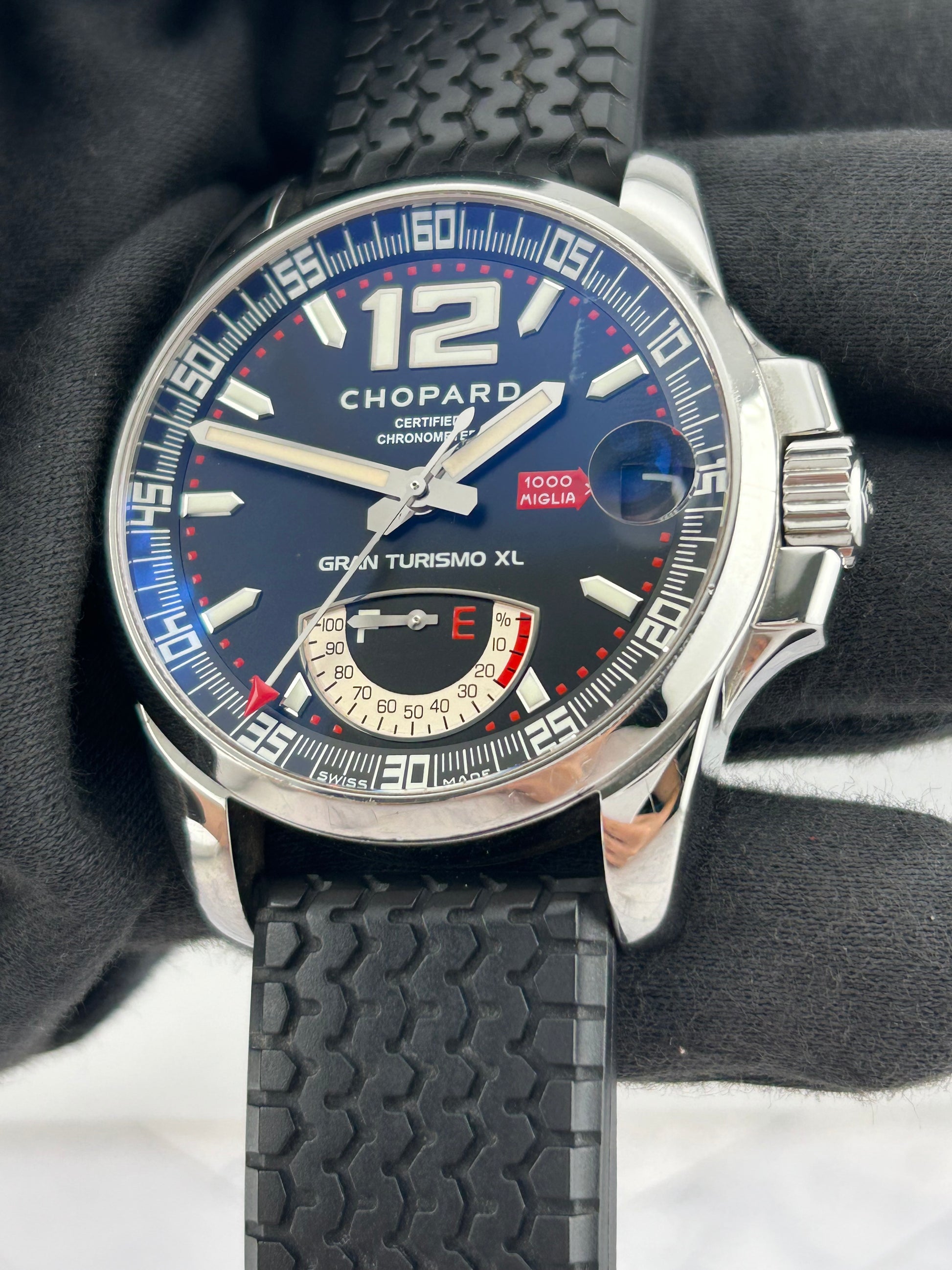 Chopard Mille Miglia GTXL Black Dial on Rubber Ref. 16/8457-3001 Papers 2007 — view 3