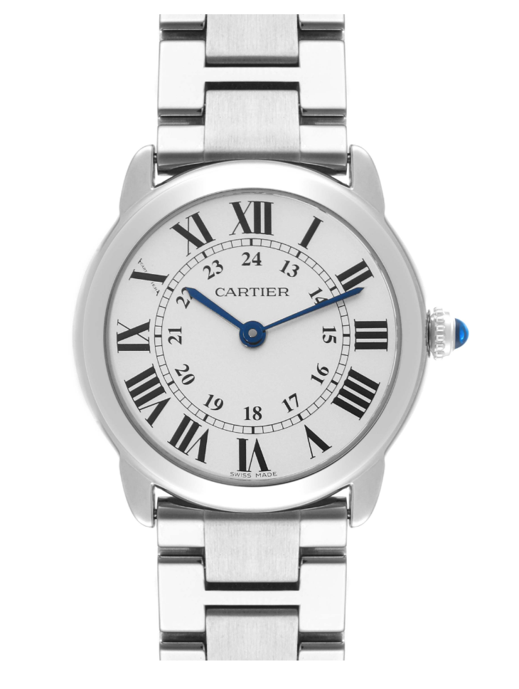 Cartier Ronde Solo Silver Dial on Stainless Steel Ref. W6701004