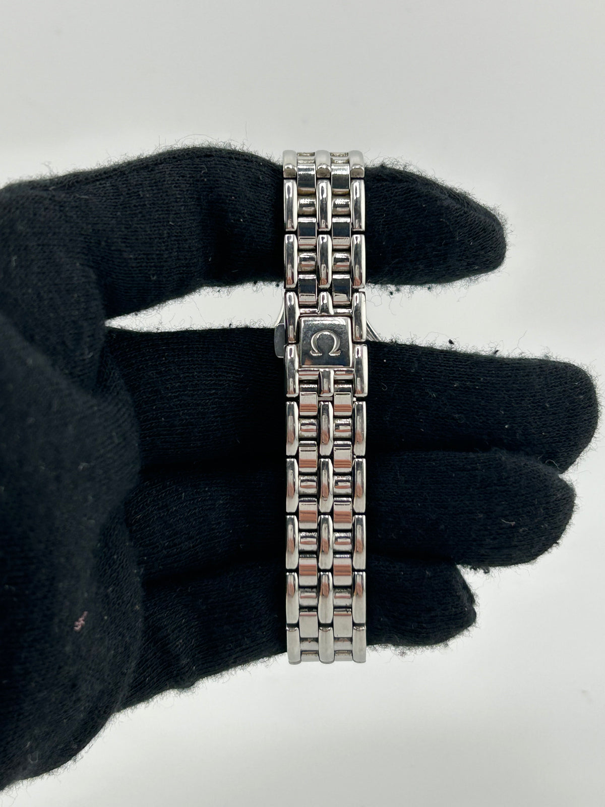Omega De Ville Yellow Dial on Stainless Steel Bracelet Ref. 4360.13.00 — view 4