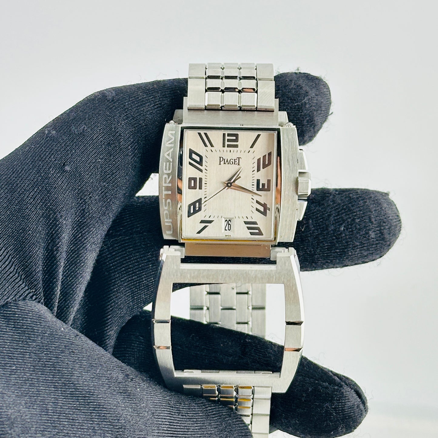 Piaget Upstream Silver Arabic Dial on Stainless Steel Bracelet Ref. 27050 / P10023 — view 4