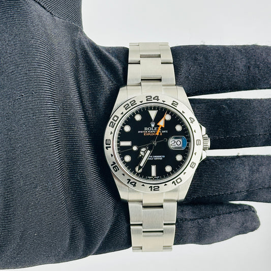 Rolex Explorer II Black Dial on Oyster Ref. 216570 Card 2020 — view 2