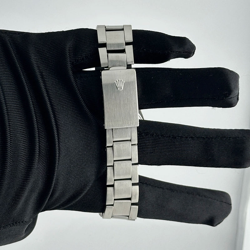 Rolex Datejust Silver Stick Dial on Oyster Ref 1600