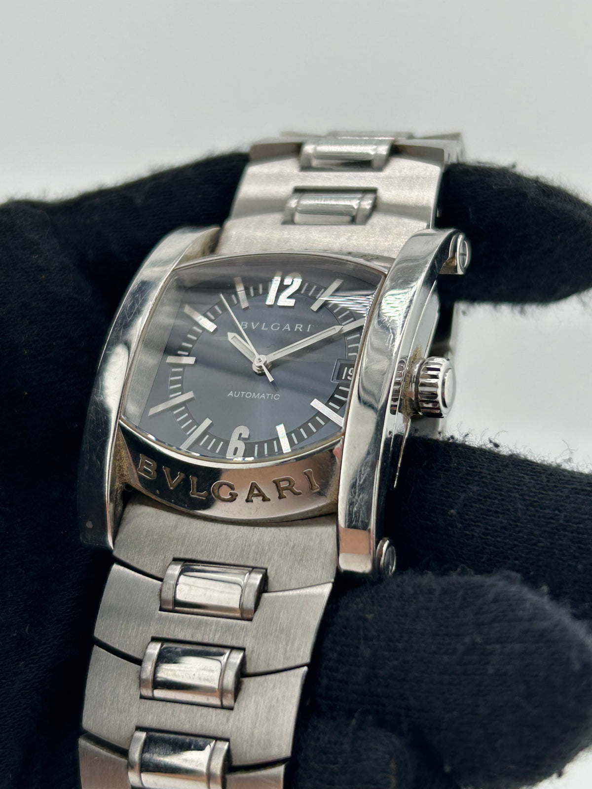 Bvlgari Assioma Black Dial Ref. AA44S Complete 2009 — view 2