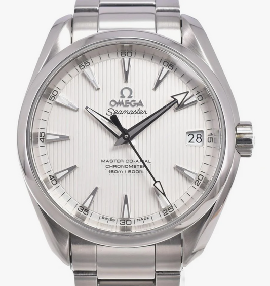 Omega Seamaster Aqua Terra White Dial on Stainless Steel Bracelet Ref. 231.10.39.21.02.002 Card 2017