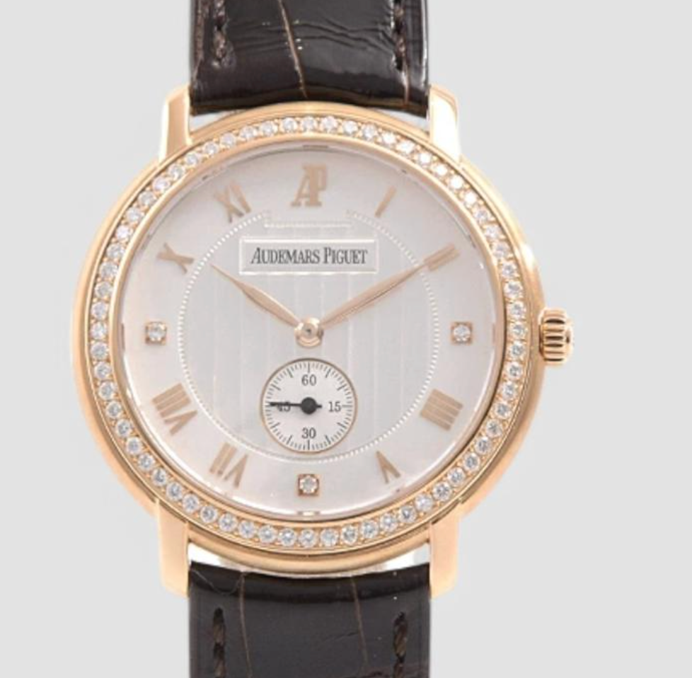 Audemars Piguet Jules Audemars White Roman Numerals Dial on Leather Strap Ref. 15103OR.ZZ.A001CR.01