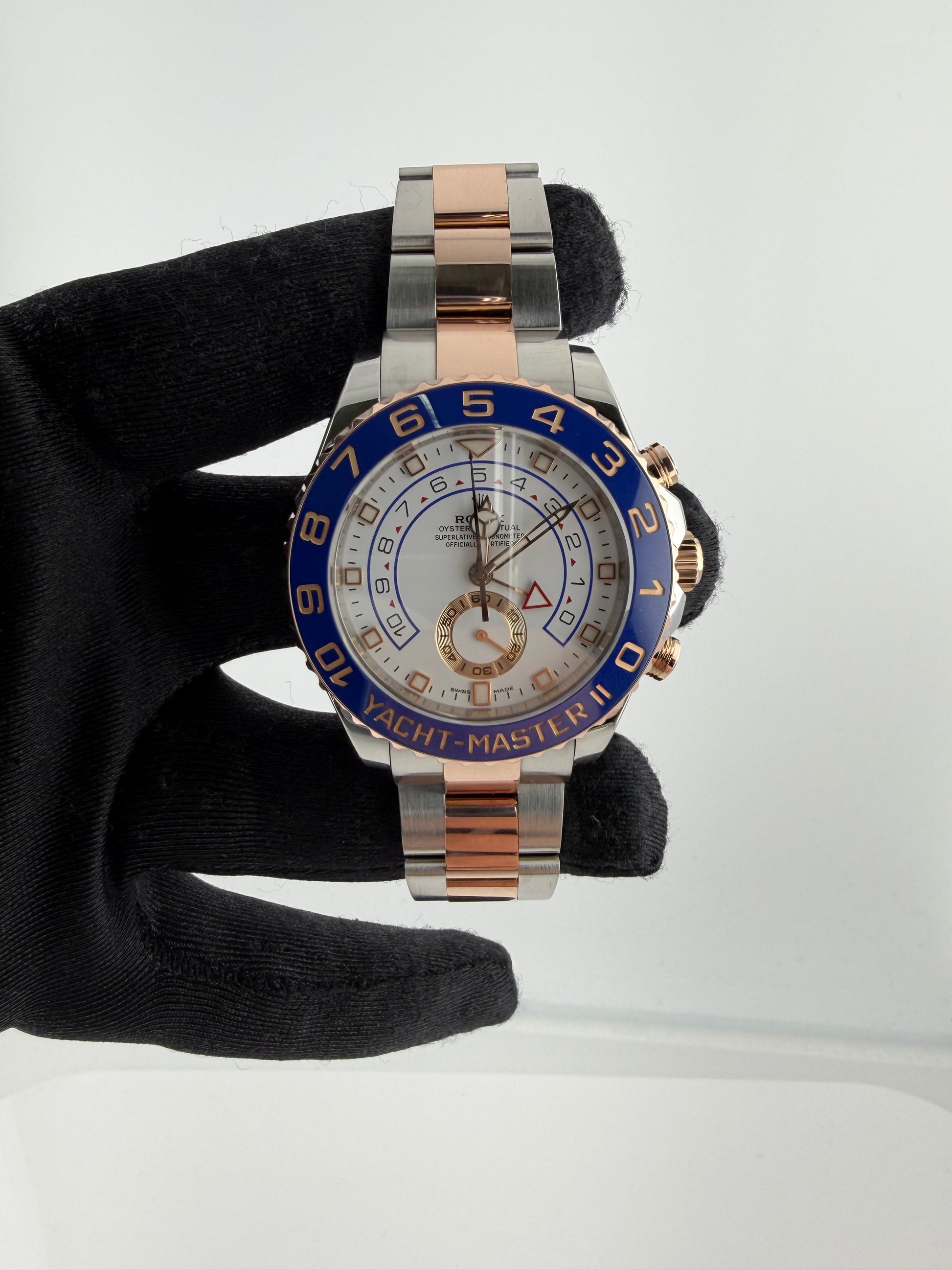 Rolex Yacht-Master II White Dial on Oyster Ref. 116681 Card 2018 — view 2