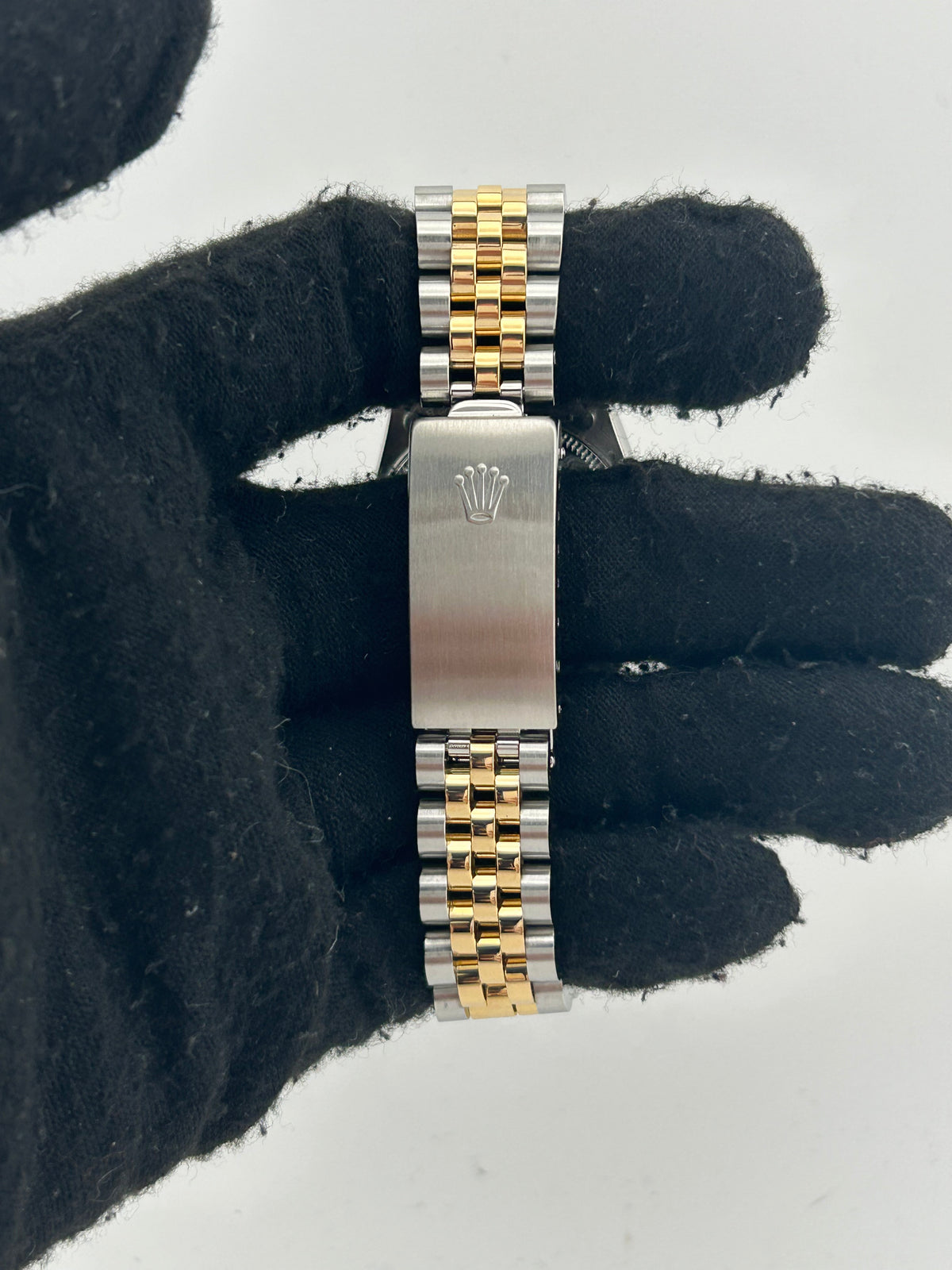 Rolex Datejust 31 Champagne Anniversary Dial on 2 Tone Jubilee D Link Bracelet Ref. 68273 1995 — view 4
