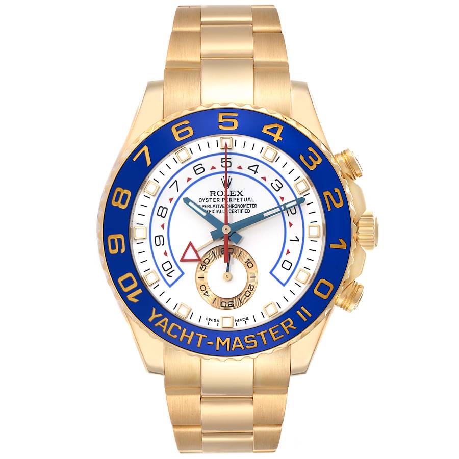 Rolex Yacht-Master II White Dial on Oyster Ref. 116688 Card 2015