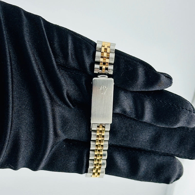 Rolex Datejust Lady Champagne Diamond Dial on Jubilee Ref 69173 with Papers 1995