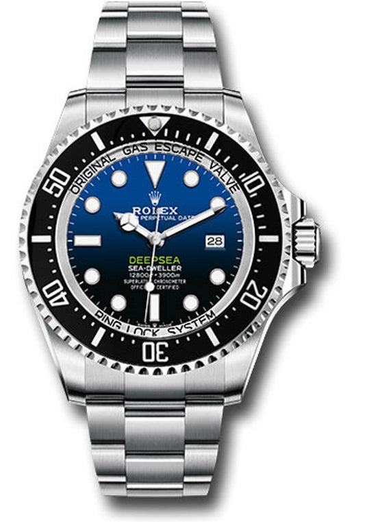 Rolex Sea-Dweller Deepsea Blue James Cameron Dial on Oyster Ref 126660 with New Style Card White 2019