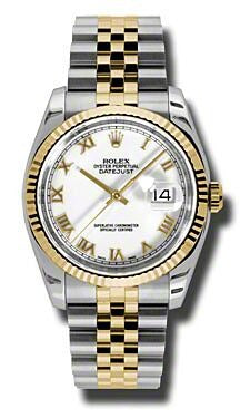 Rolex Datejust 36 Ivory Roman Dial on Jubilee Ref. 116233