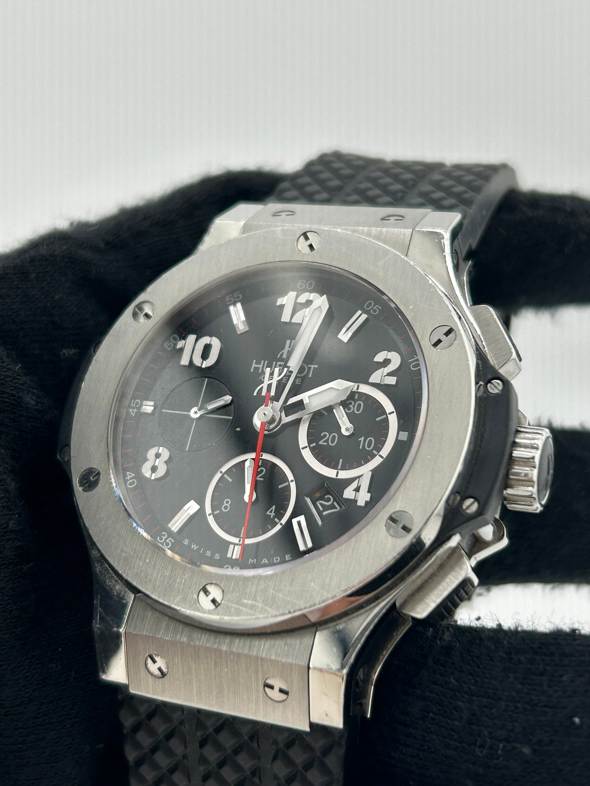 Hublot Big Bang Black Dial on Black Rubber Strap Ref. 301.SX.130.RX Card 2016 — view 3