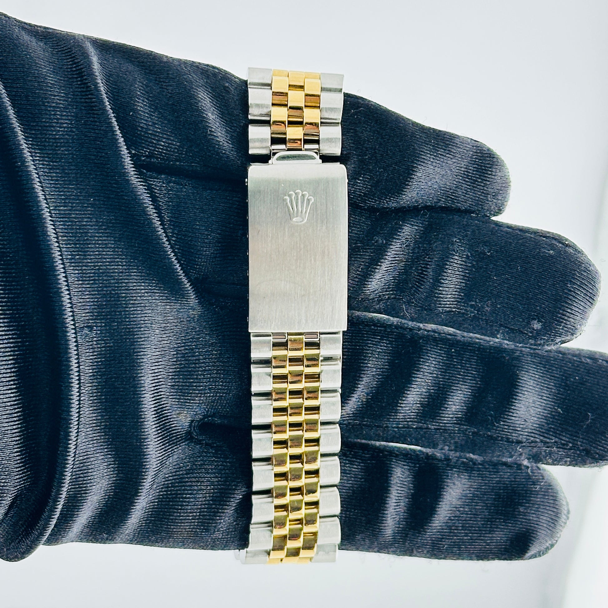 Rolex Datejust Champagne Stick Dial on D Link Jubilee Bracelet Ref. 16013 1987 — view 4