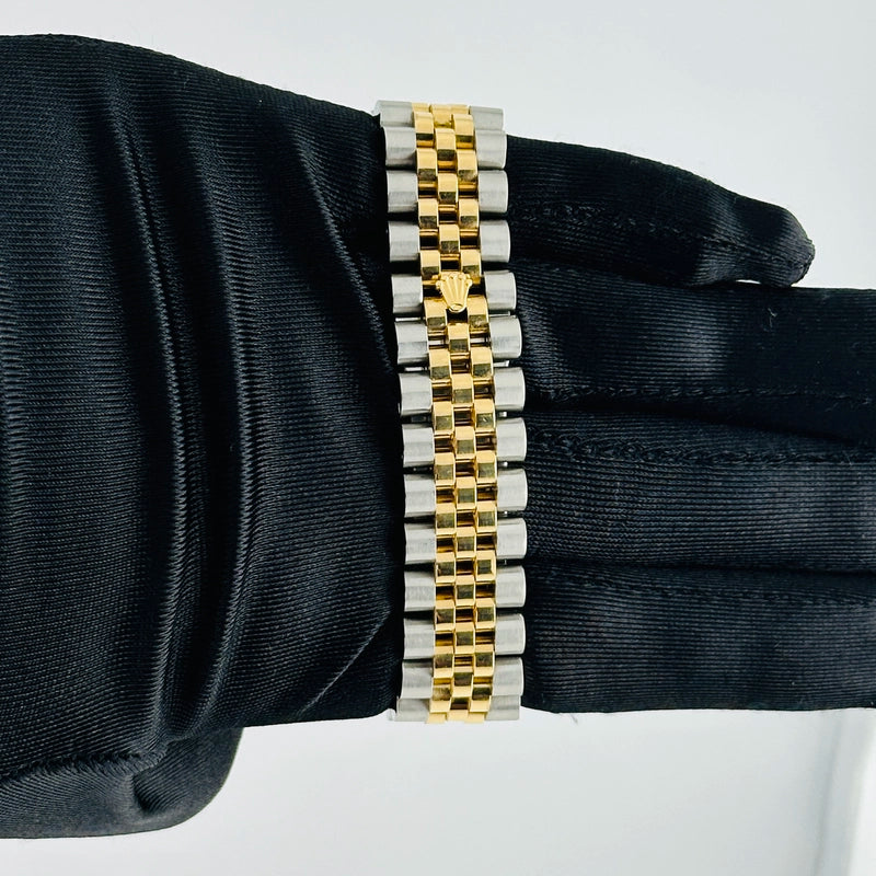 Rolex Datejust Gold Anniversary Diamond Dial Dial on Jubilee Ref 116233 with Card Old Green 2008