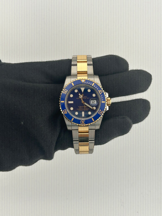 Rolex Submariner Blusey Blue Dial on Oyster Ref. 116613LB Card 2016 — view 2