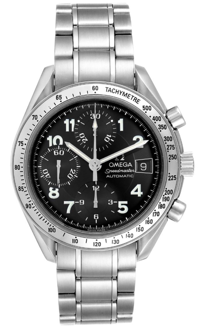 Omega Speedmaster Black Dial on Stainless Steel Bracelet Ref. 3513.52