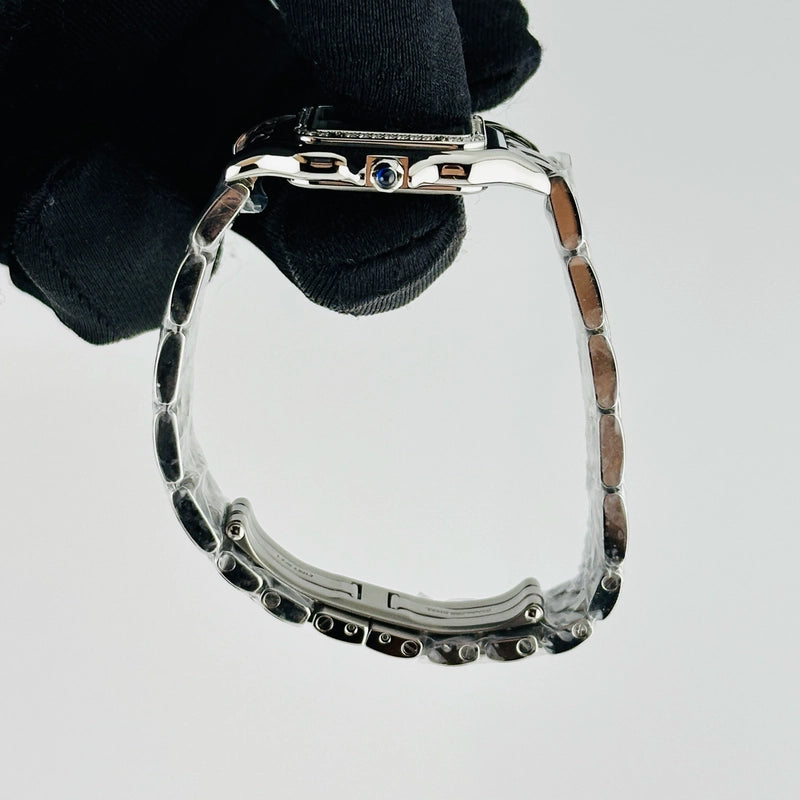 Cartier Panthere Midsize Silver Roman Dial on 5 Row Links Ref 4016/W4PN0008 with Card 2025
