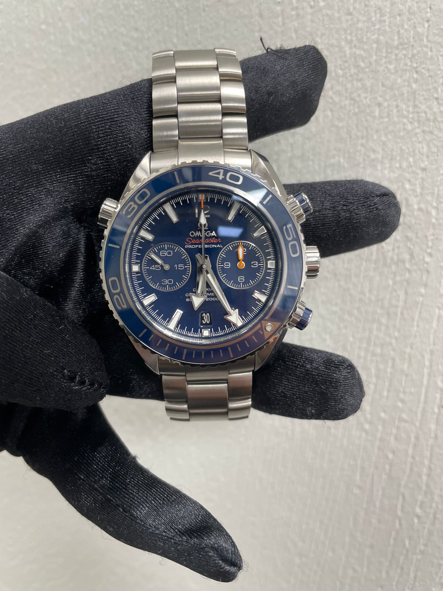 Omega Sea Master Blue Dial Ref. 232.90.46.51.03.001 Card Open Date — view 2