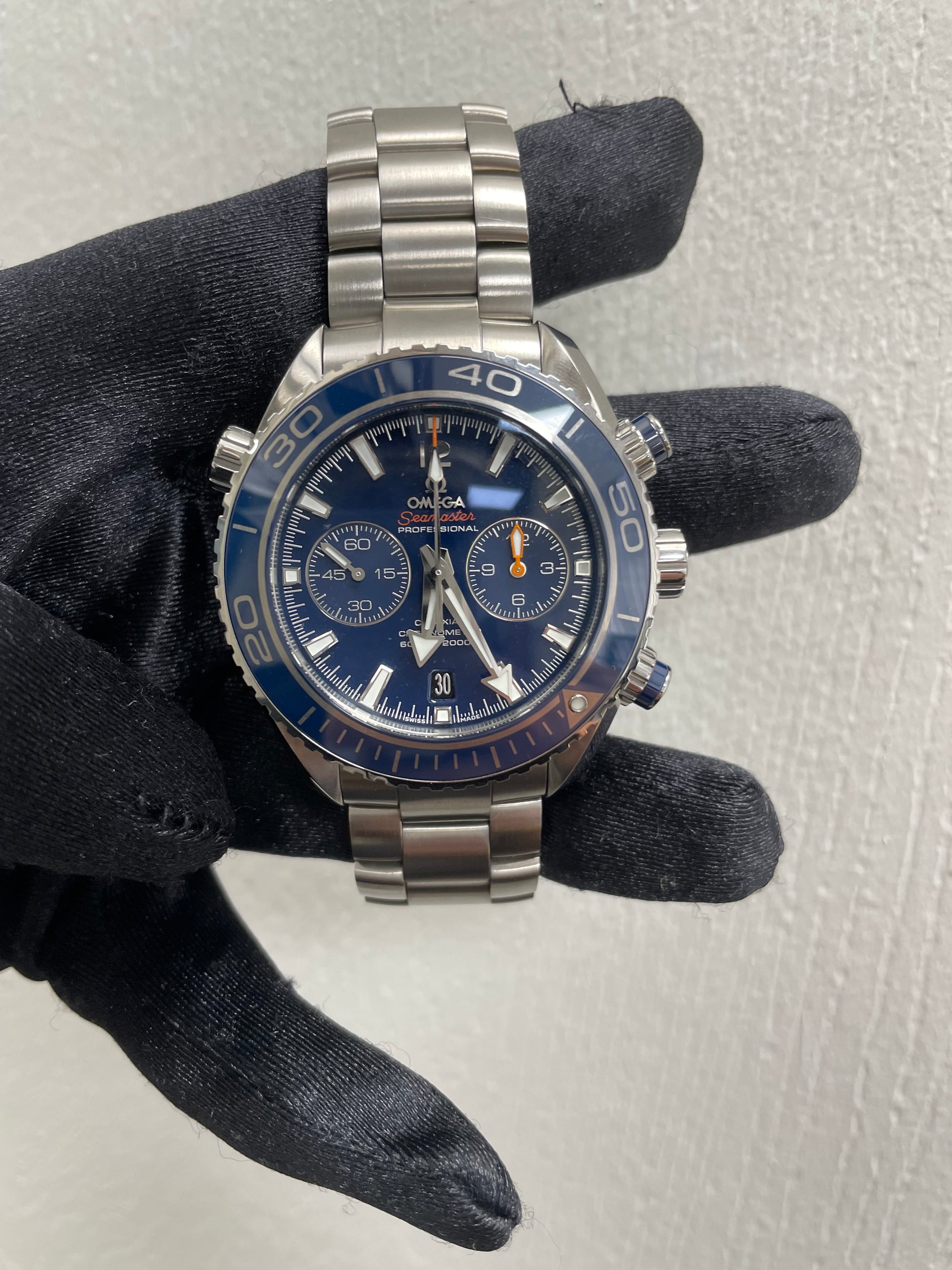 Omega Sea Master Blue Dial Ref. 232.90.46.51.03.001 Card Open Date — view 2