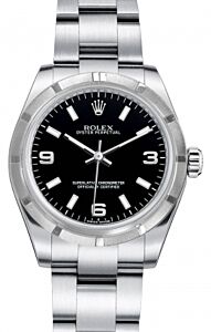 Rolex Oyster Perpetual Black Dial on Oyster Ref. 177210 2007