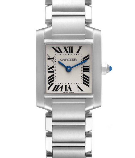 Cartier Tank Francaise Silver Dial on Bracelet Ref. W51008Q3