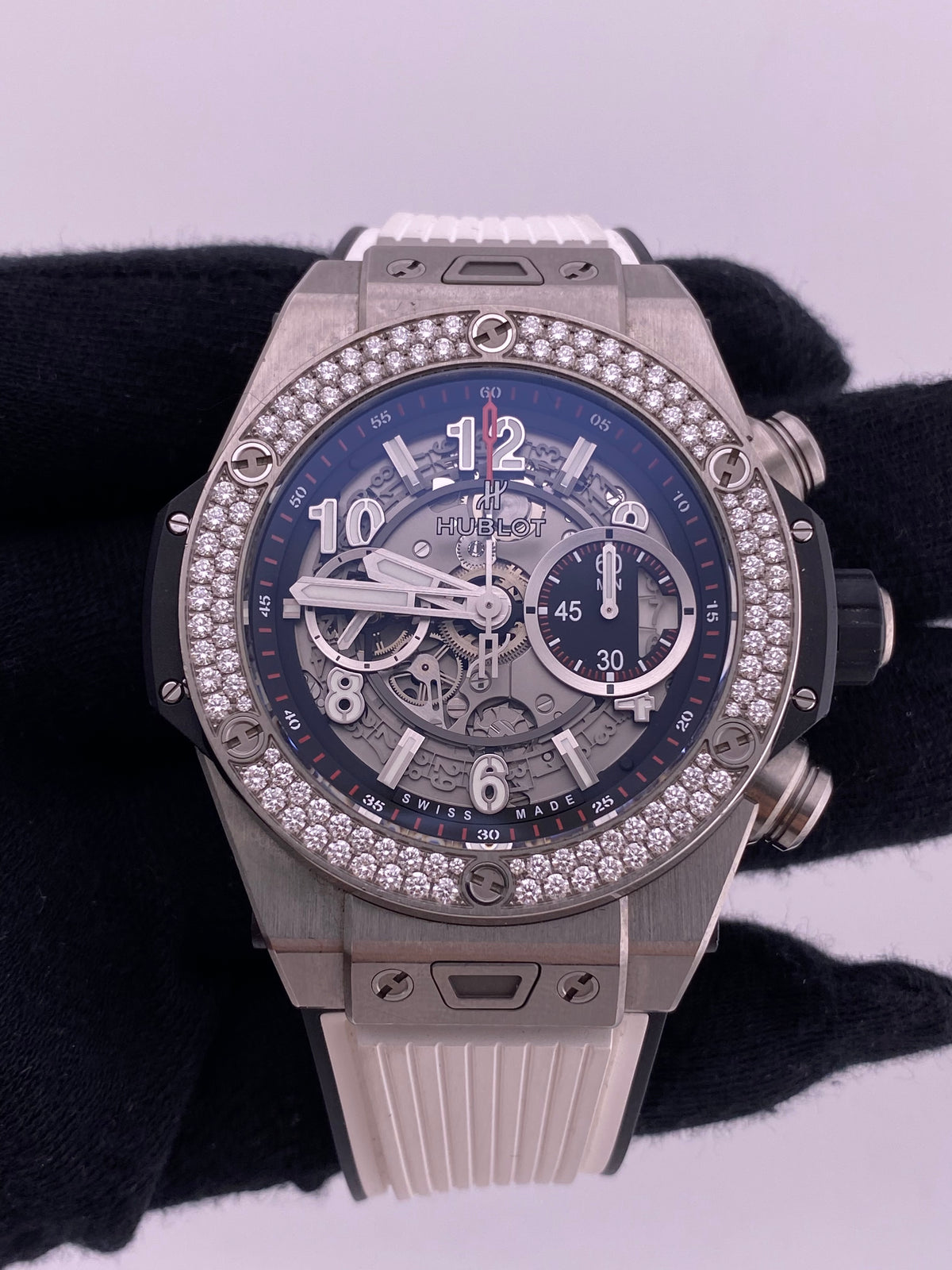 Hublot Big Bang Unico Black Skeleton Dial on Rubber Strap Ref. 411.NX.1170.RX.1104 Archives and Box 2019 — view 2