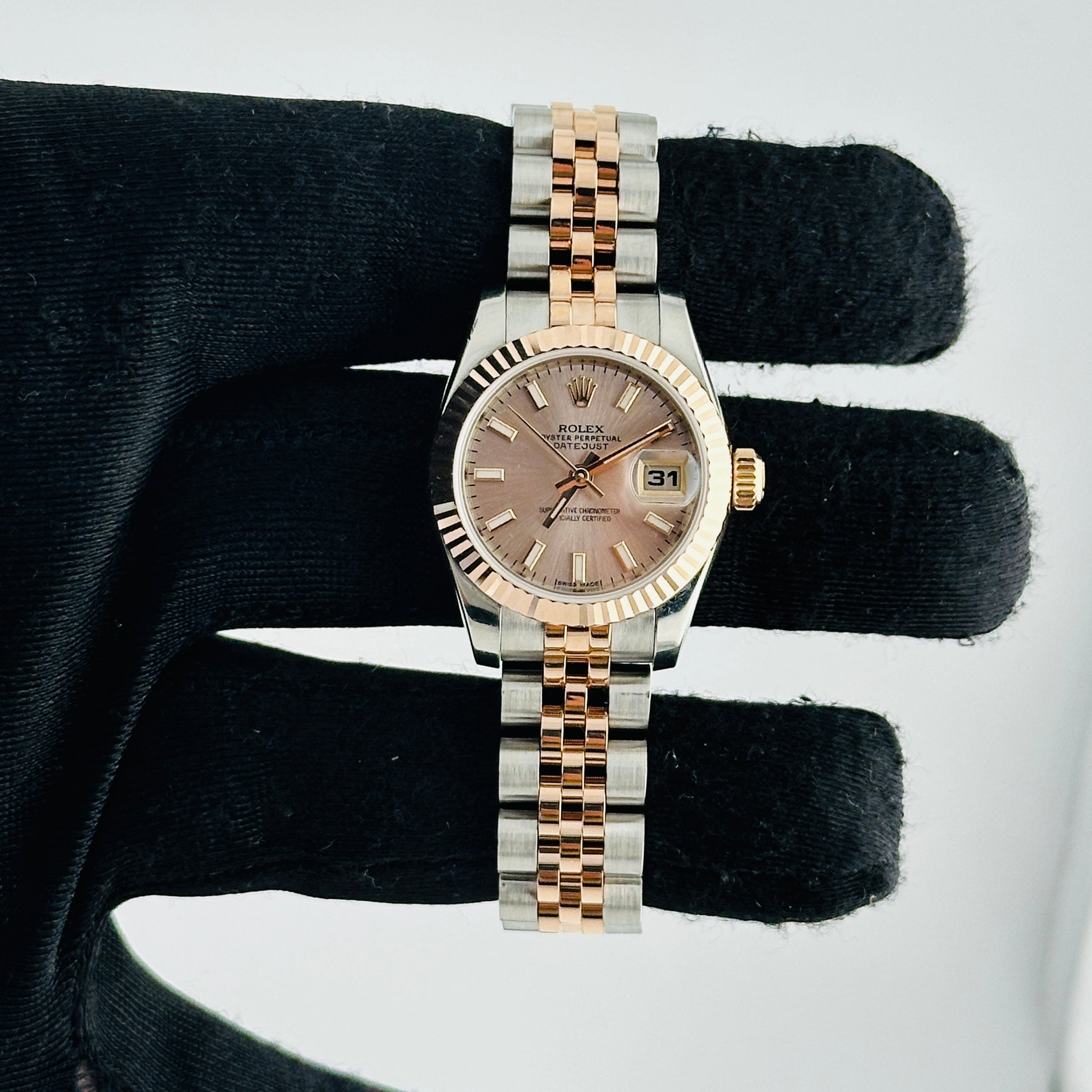 Rolex Datejust Lady Pink Stick Dial on D Link Jubilee Ref. 179171 Card 2015 — view 2
