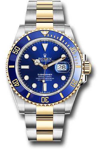 Rolex Submariner Blue Dial on Oyster Bracelet Ref. 126613LB Card 2024