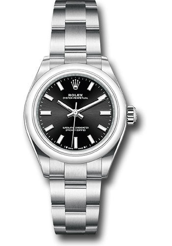 Rolex Oyster Perpetual Black Index Dial on Oyster Ref. 276200 Card 2024
