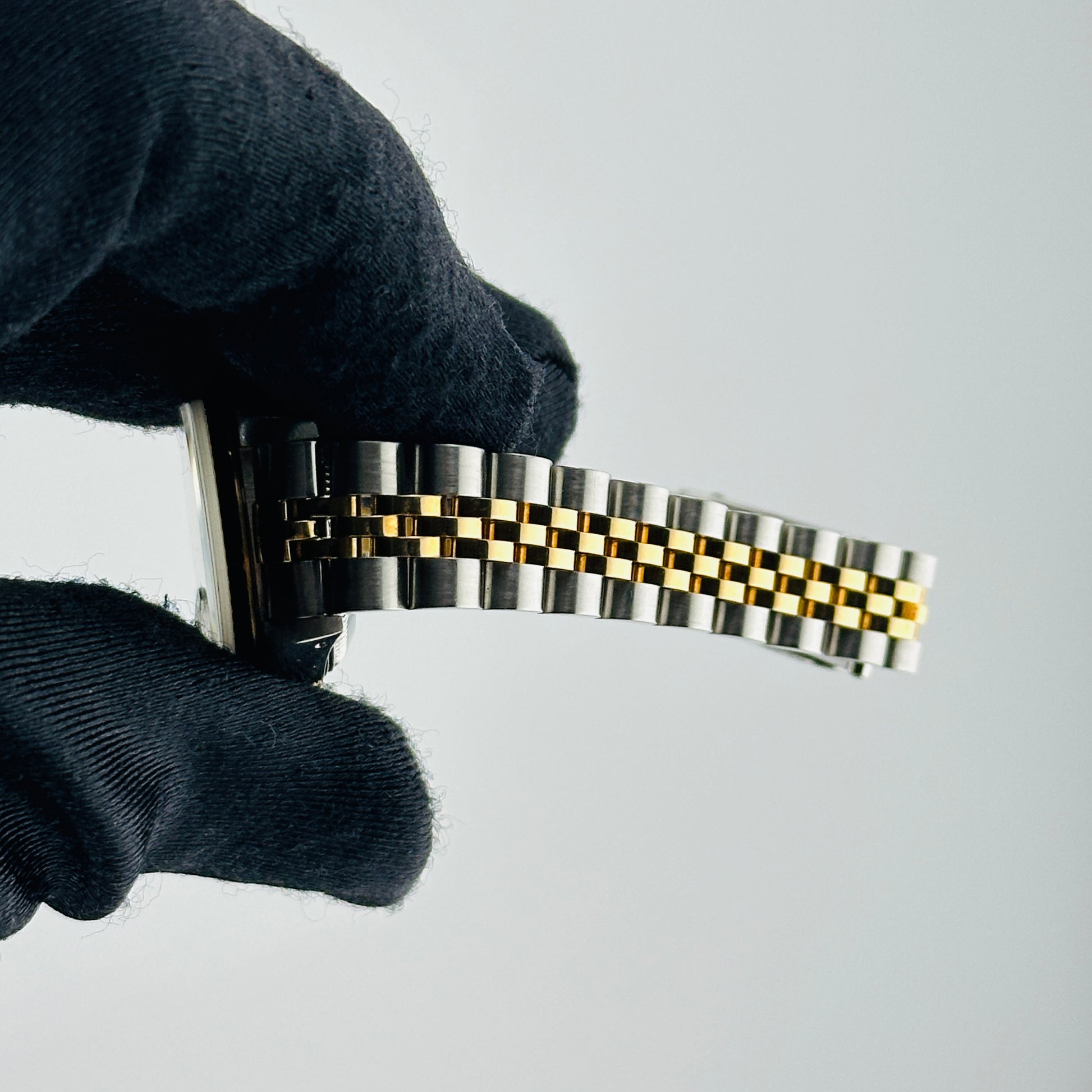 Rolex Datejust Lady Champagne Stick Dial on D Link Jubilee Bracelet Ref. 69173 1993 — view 5