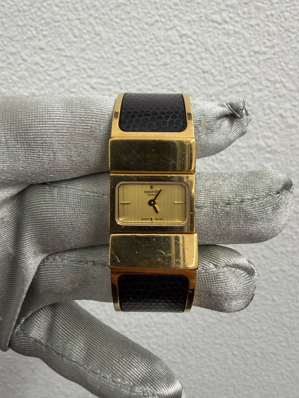 Hermes Gold Dial on Band Ref LO1.201
