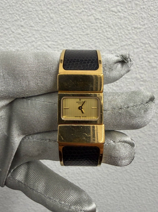 Hermes Gold Dial on Band Ref LO1.201