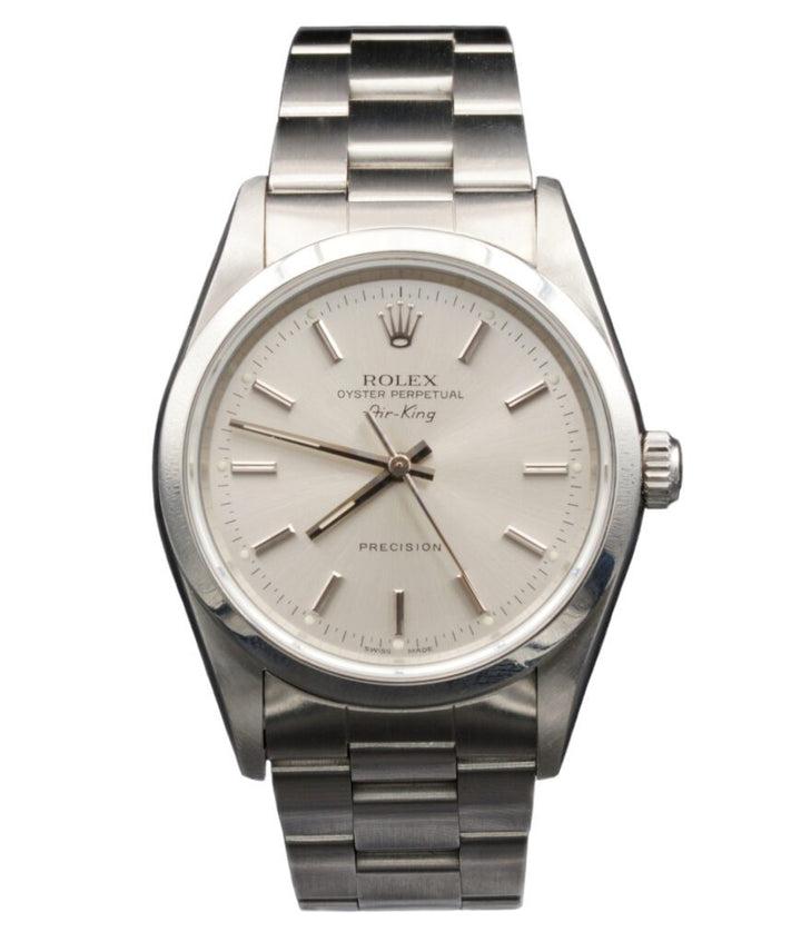 Rolex Air-King Silver Dial on Oyster Ref. 14000 1990